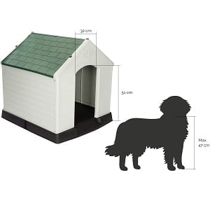 Casa Para Perros Armable Plastica Mascotas 